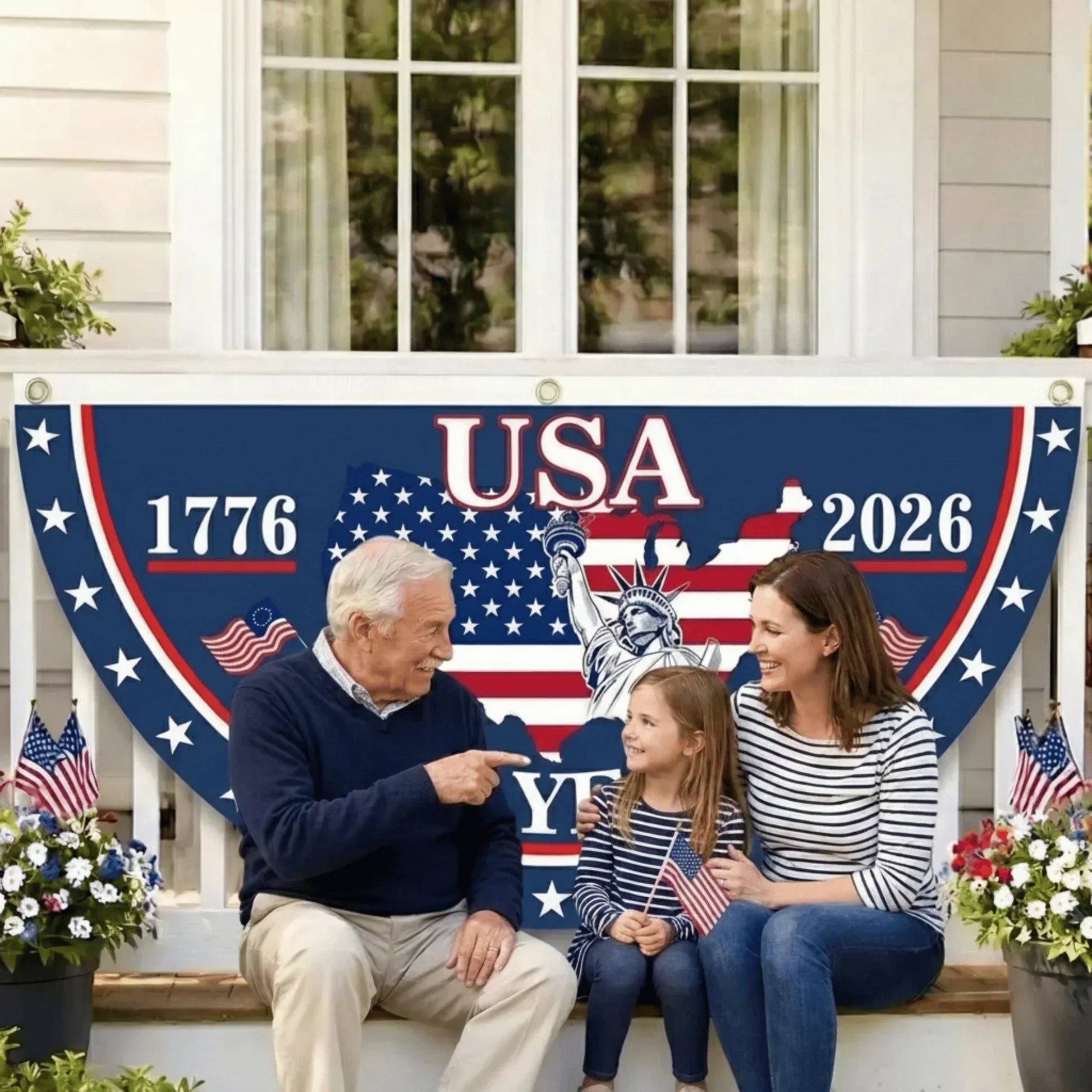 250th Anniversary USA Fan Flag My Store 3