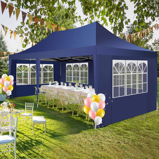 🔥[Hot sale]🔥10x20Pop up Canopy Tent with 6 sidewalls Commercial Heavy Duty Canopy UPF 50+ All Weather Waterproof Outdoor Wedding Party Tents mysite